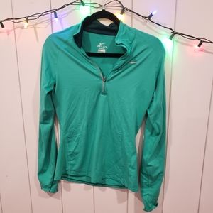 Nike dri fit 3/4 zip jacket